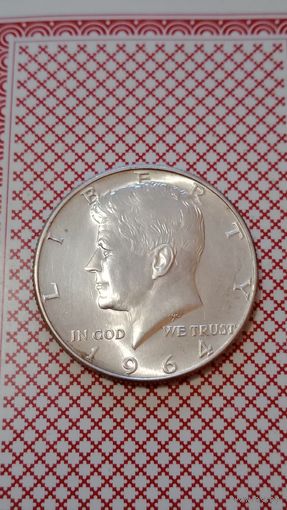 США 1/2 доллара 1964 серебро 900 пробы