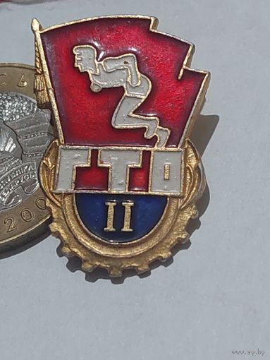 Значок " ГТО 2 ст. "