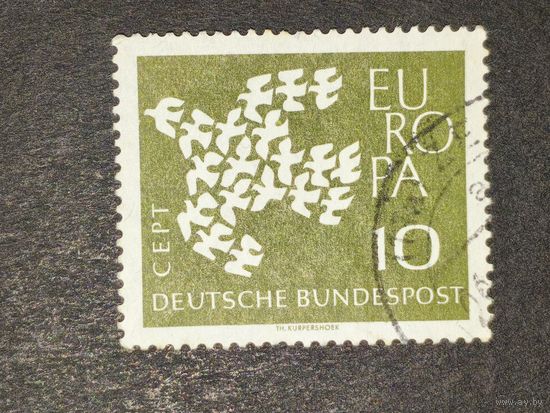 Германия 1961. Европа (C.E.P.T.) 1961 - Голуби.