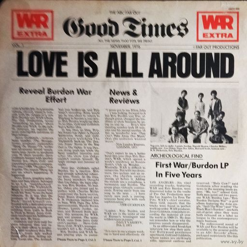 WAR /Love Is All Around/1976, ABC, LP, EX, USA