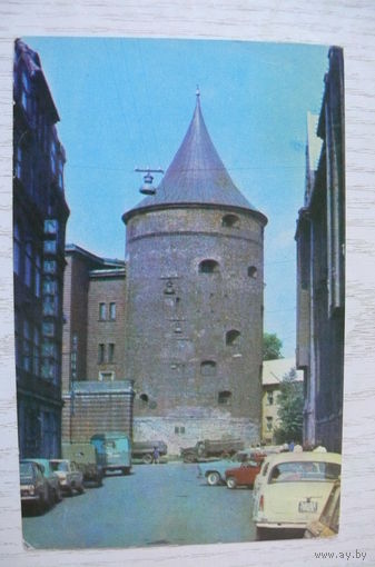 Прибалтика. Латвийская ССР. Рига. Пороховая башня; 1974, чистая (9*14см).