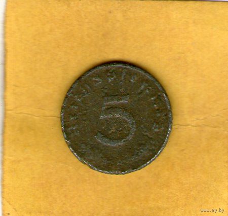 Германия 5 пфеннигов 1941г.