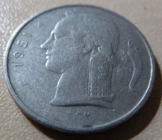 1 франк 1951 BELGIQUE