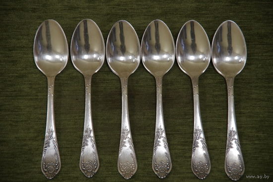 Ложки мельхиоровые 6 шт ( 17,8 см )