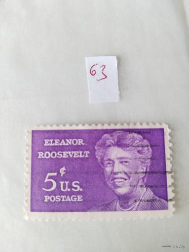 США  1963 Э.Рузвельт