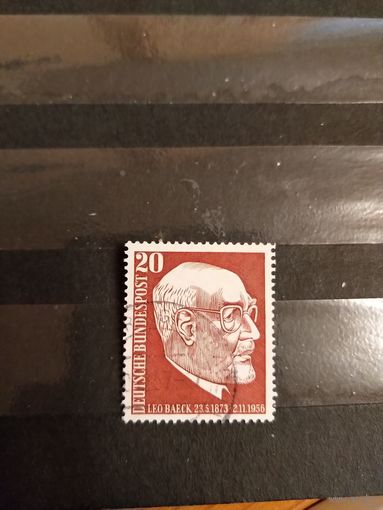1957 Германия Лео Бек раввин теолог иудика выпускалась одиночкой(1-л1)
