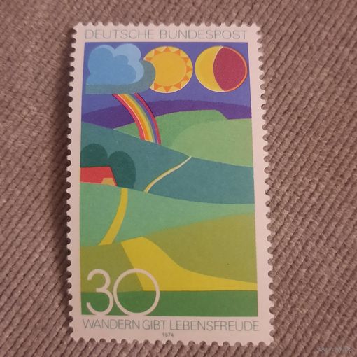 ФРГ 1974. Wandern Gibt Lebensfreude