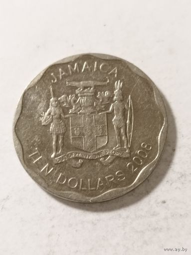 Ямайка 10 долларов 2008