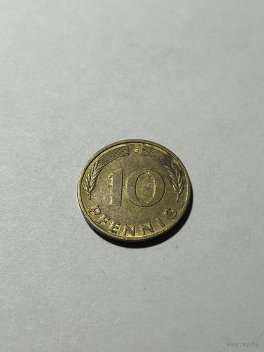 10 пфенингов 1981 Германия