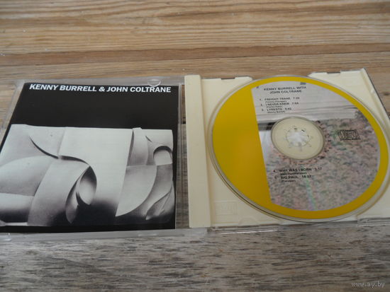 CD - Kenny Burrell, John Coltrane, Tommy Flanagan, Paul Chambers, Jimmy Cobb - Kenny Burrell & John Coltrane - записи New Jazz, 1958 г. - пр-во Россия