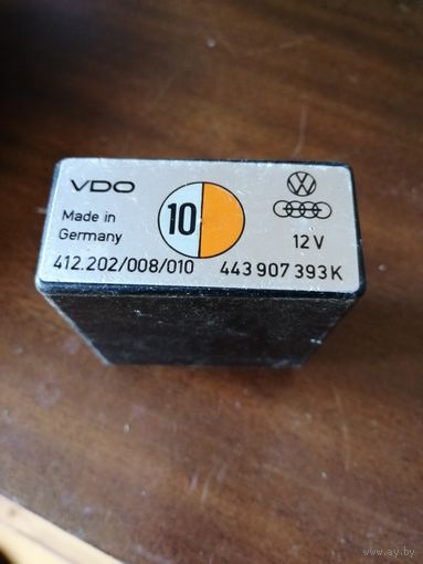 Реле холостого хода АУДИ/ФОЛЬКСВАГЕН, 443907393К