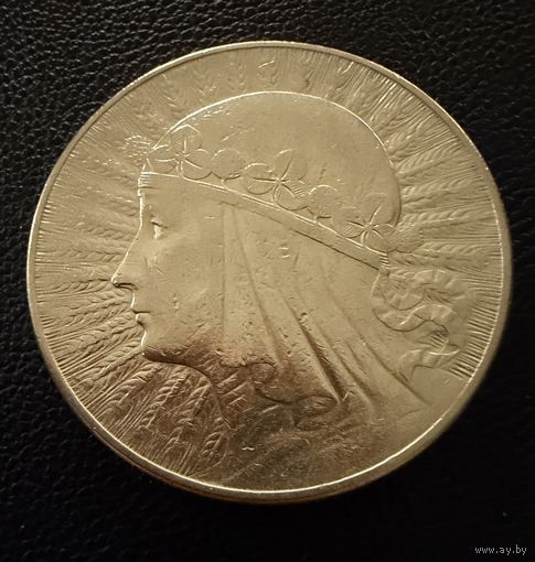 10 злотых 1932 г.  Польша.  ЯДВИГА.  Серебро