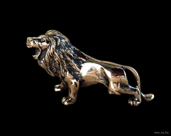 Статуэтка миниатюра Лев Бронза