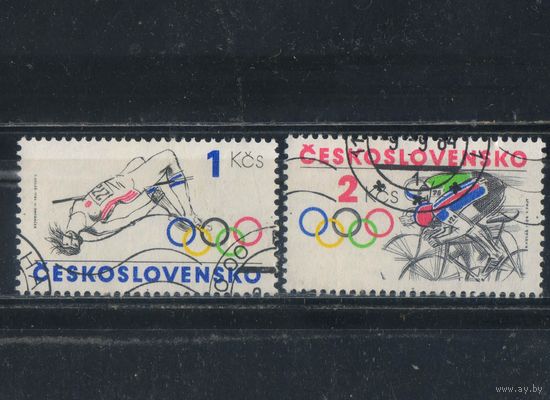 Чехословакия ЧССР 1984 XХIII Олимпийские летние игры в Лос-Анджелесе Прыжки в высоту Велоспорт #2782-3
