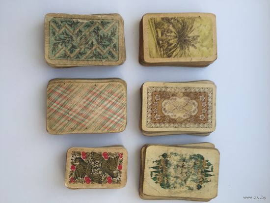 Карты игральные. СССР. 6 колод. Все в комплекте.