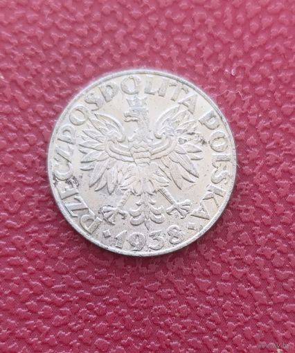 50 грош Польши 1938 года. Состояние