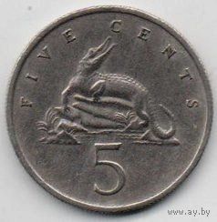 5 центов 1969 Ямайка