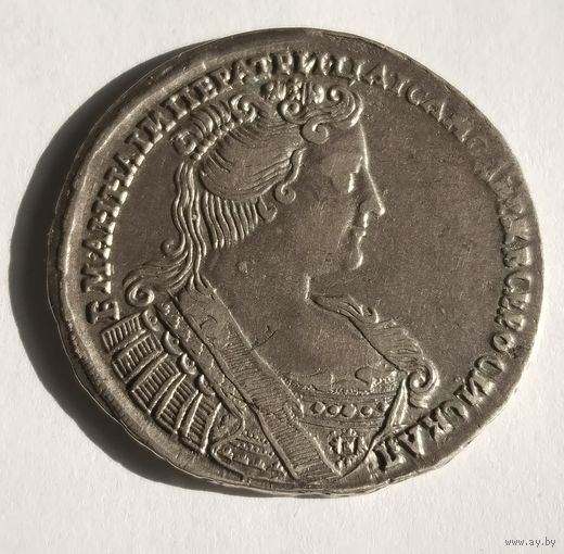 Полтина 1733 Анна Иоановна