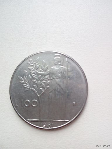 100лир 1981г.Италия