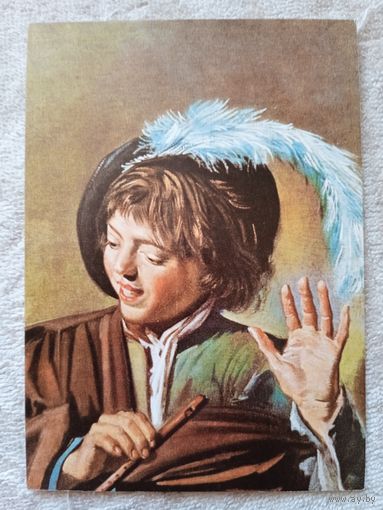 Дети. Хальс. Поющий мальчик с флейтой. Издание Германии