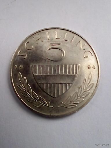 Авсрия.5 шиллингов 1994 г.(2)