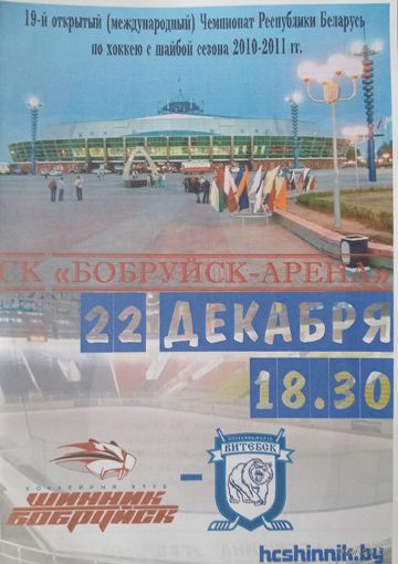 Программка. Бобруйск. Хоккей.