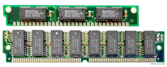 ОЗУ SIMM SDRAM 4MB, 1MB EDO FPM Оперативная память, Кэш-память