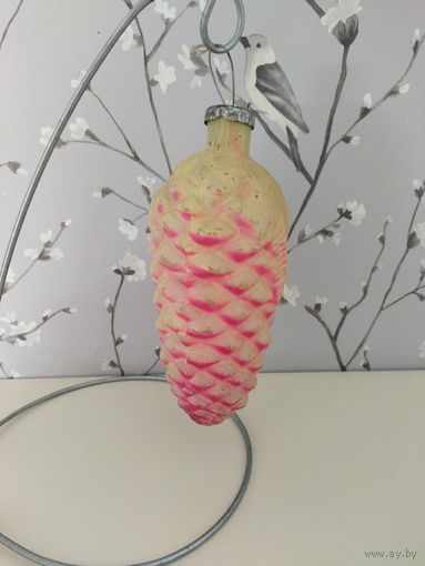 Елочная игрушка шишка