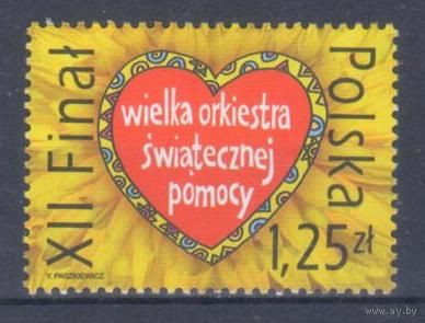 [178] Польша 2004. Культура.Музыка.XII финал музыкального конкурса. Одиночный выпуск. MNH