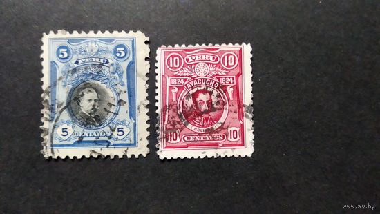 Перу\434фе\ 1918\24 президент Пардо.генерал Боливар