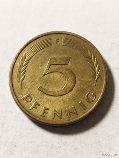 Германия 5 пфенинг 1990 F