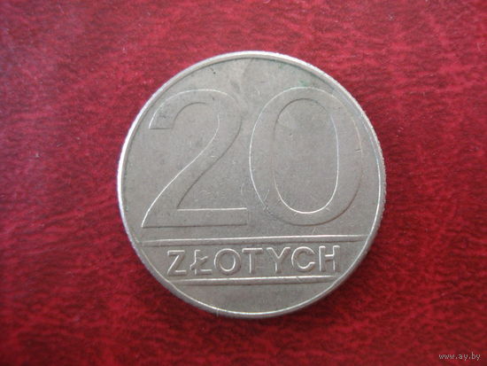 20 злотых 1989 года Польша