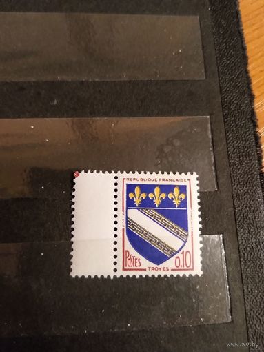 1963 Франция герб чистая клей MNH** (4-15)