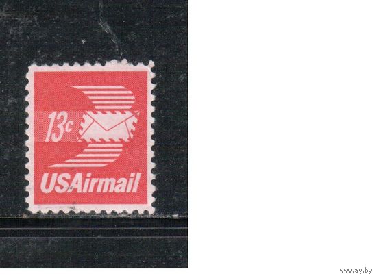 США-1973, (Мих.1125 хA) , * (без клея) , Стандарт, Авиапочта (одиночка),