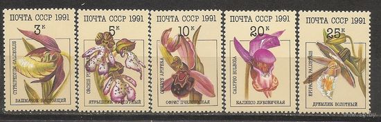 АК СССР 1991 Цветы