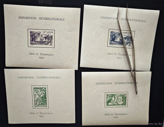 Франция Kolonie лот блоки