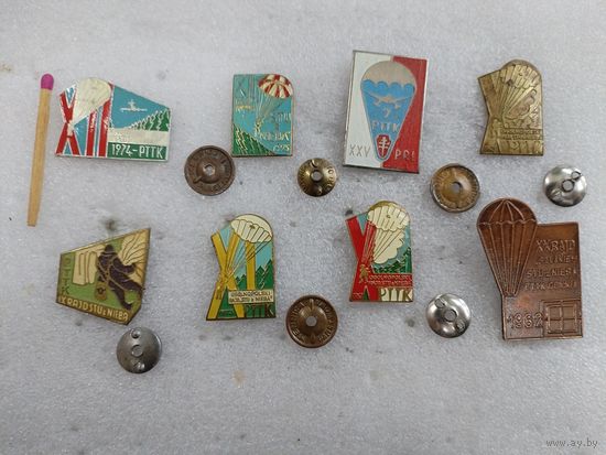 Набор знаков ПНР. Прыжки с парашютом ВП. цена за 1 шт.