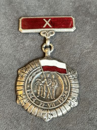 Редкая медаль Польша нагрудный знак. Много Лотов с рубля
