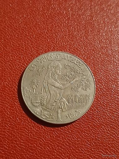 Тунис, 1 динар 2013.