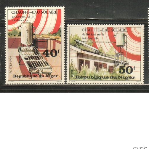 Нигер-1979 (Мих.655-656) ** , Заводы (полная серия)