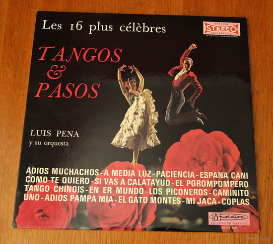 Luis Pena Orquesta "Les 16 plus celebres Tangos & Pasos" (Vinyl)