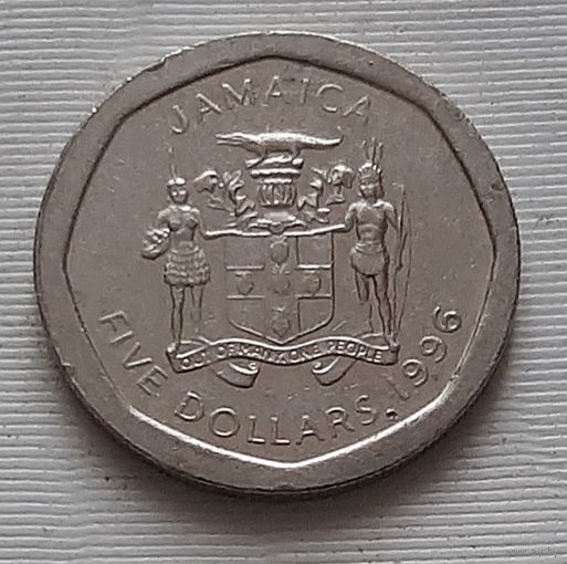 5 долларов 1996 г. Ямайка