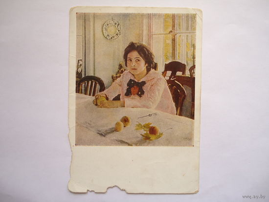 Девочка с персиками.Чистая.1957г.