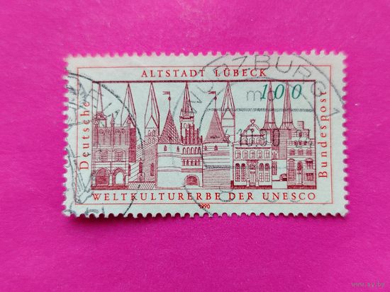 Германия. ФРГ. Архитектура. ( 1 марка ) 1990 года. 1-10.