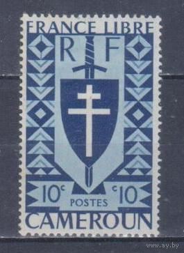 [1445] Французские колонии. Камерун 1942. Свободная Франция.10с. МН