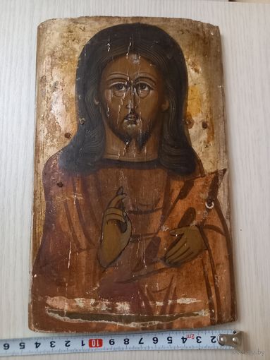 Икона письмо на доске,19век