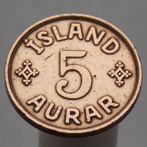 Исландия, 5 эйре 1942