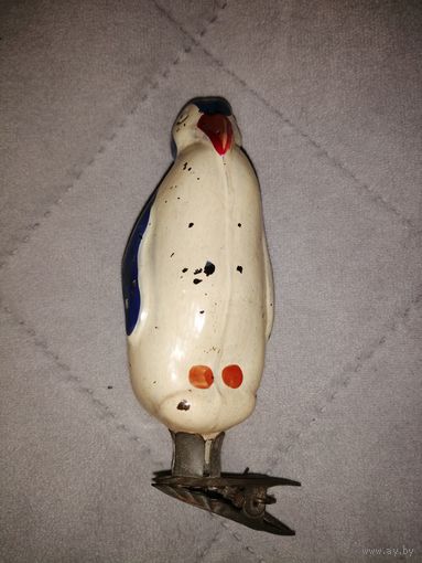 Елочная игрушка СССР пингвин