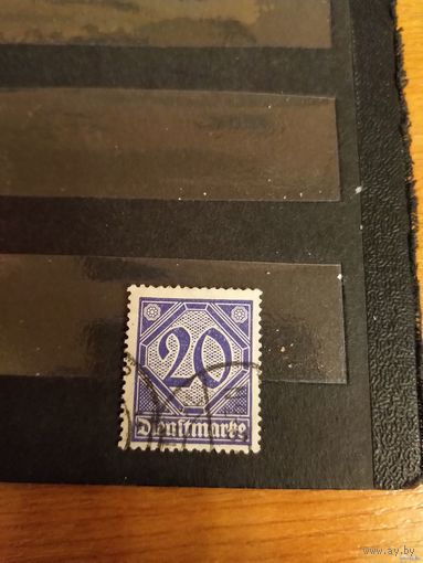 1920 Германия Рейх служебные Мих 26 оценка 1,8 евро (3-9)