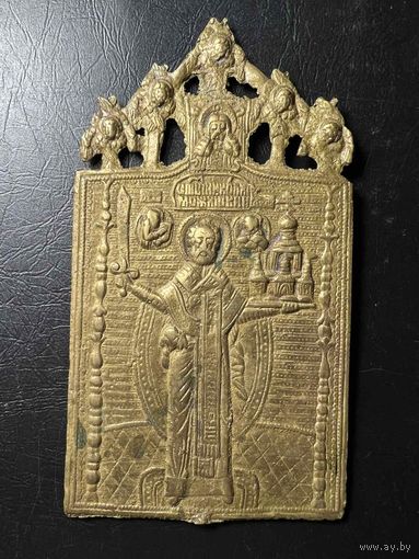 Икона (Святой Николай Можайский) 18 век